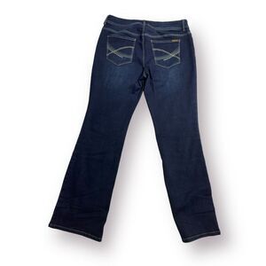 Chicos So Slimming Studded Flare Leg‎ Jeans Womens Stretchy Sz 1 Short US Size 8